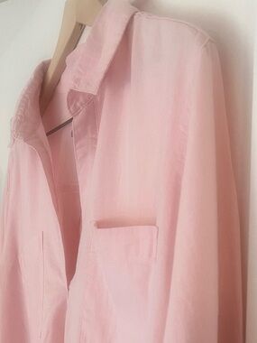 OLD NAVY| Linen Blend Tunic XL Light Pink Blush Peach Lightweight Top